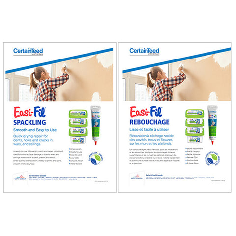 Easi-Fil Spackling Counter Cards