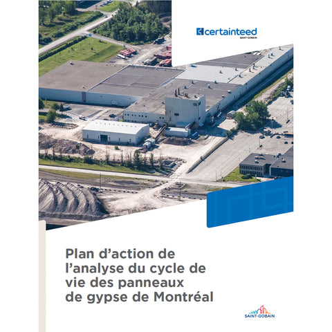Montreal Gypsum Panels LCA Action Plan, French- Updated