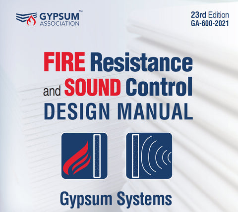 Fire Resistance and Sound Control Design Manual