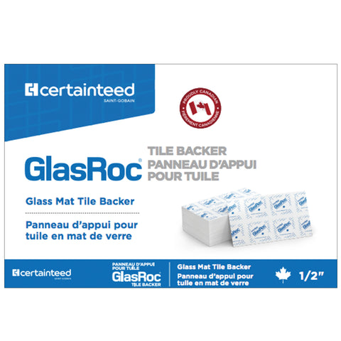GlasRoc Tile Backer Board Sample — 1/2