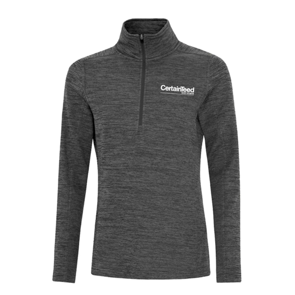 Ladies Heather Fleece 1/2 Zip Sweatshirt