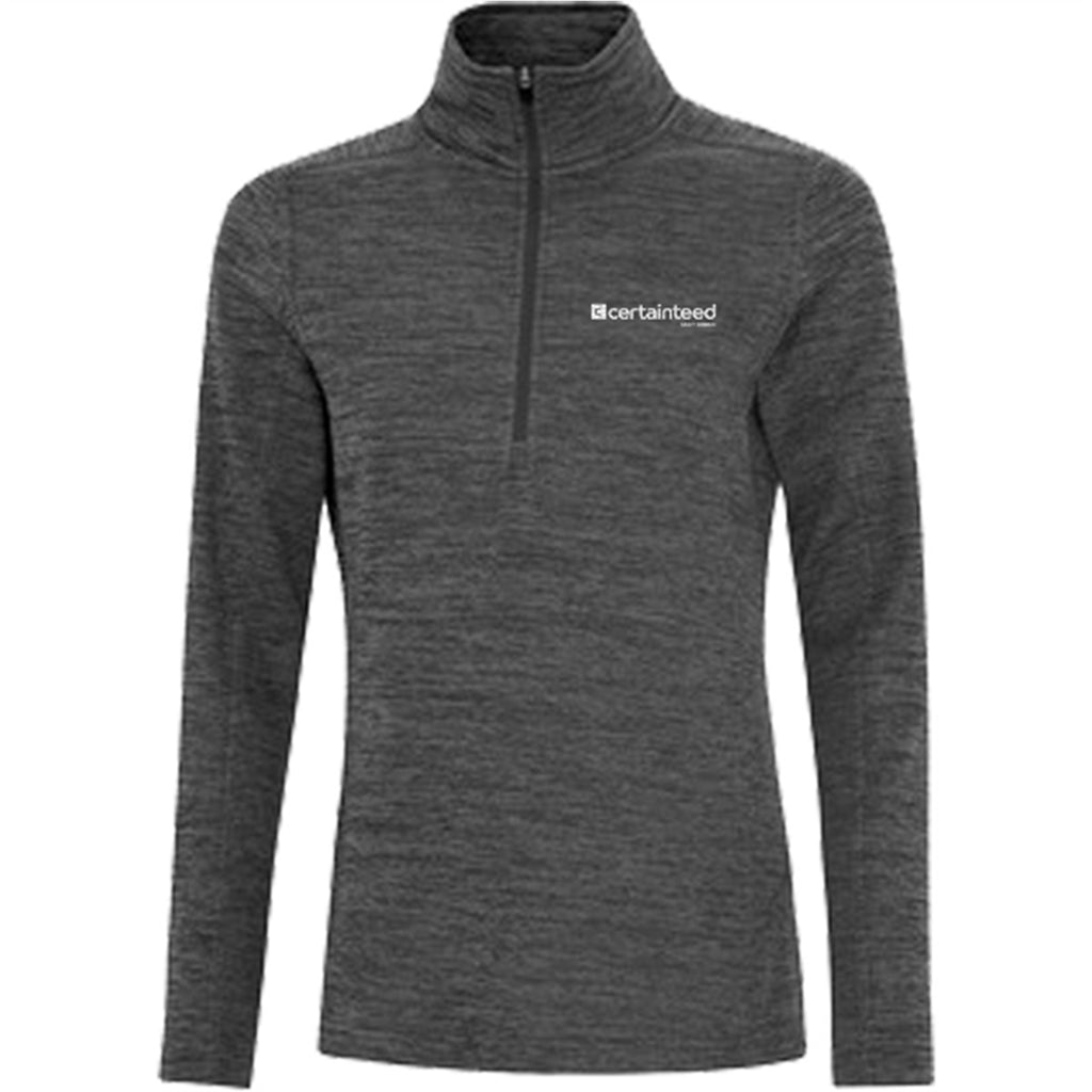 Ladies Heather Fleece 1/2 Zip Sweatshirt