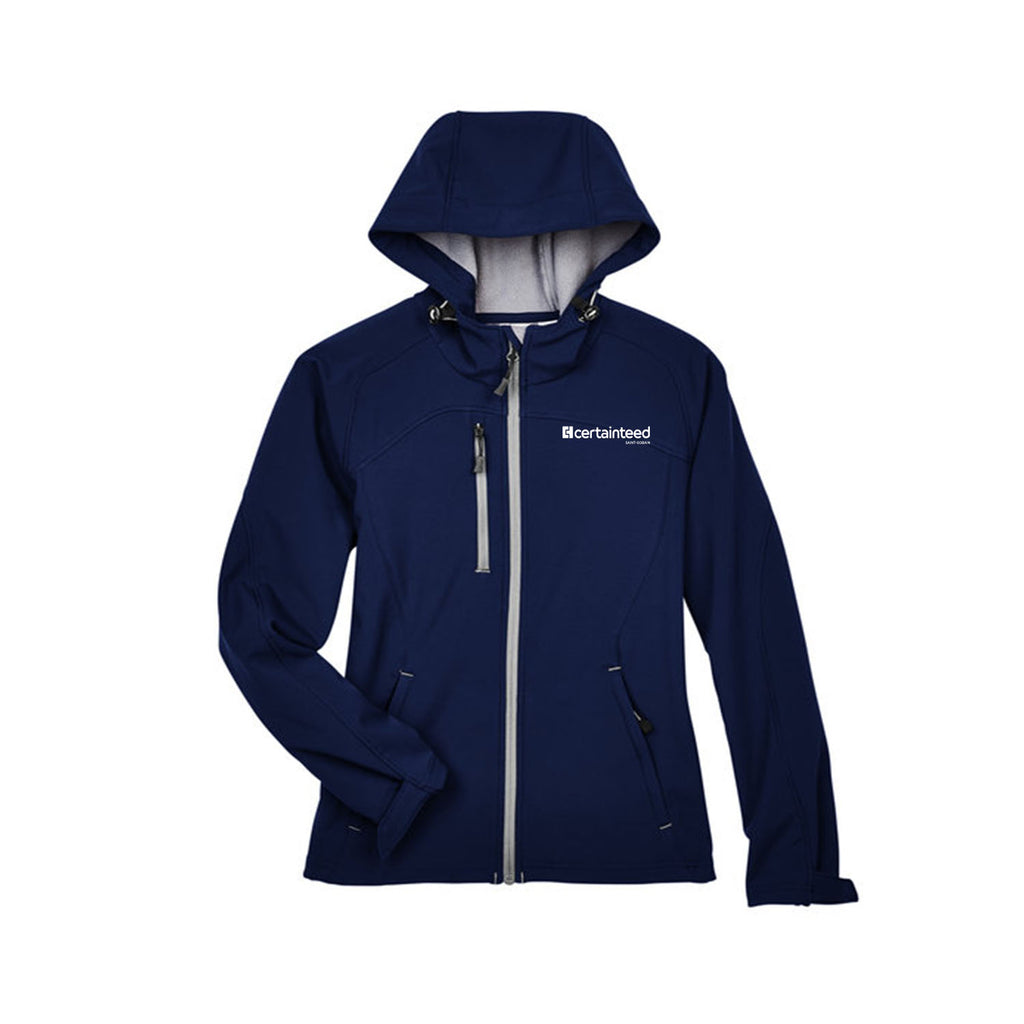 Ladies' Prospect Two-Layer Fleece Bonded Soft Shell Hooded Jacket