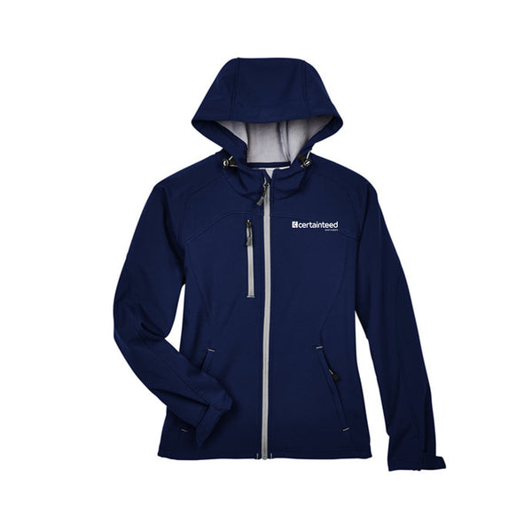 Ladies' Prospect Two-Layer Fleece Bonded Soft Shell Hooded Jacket