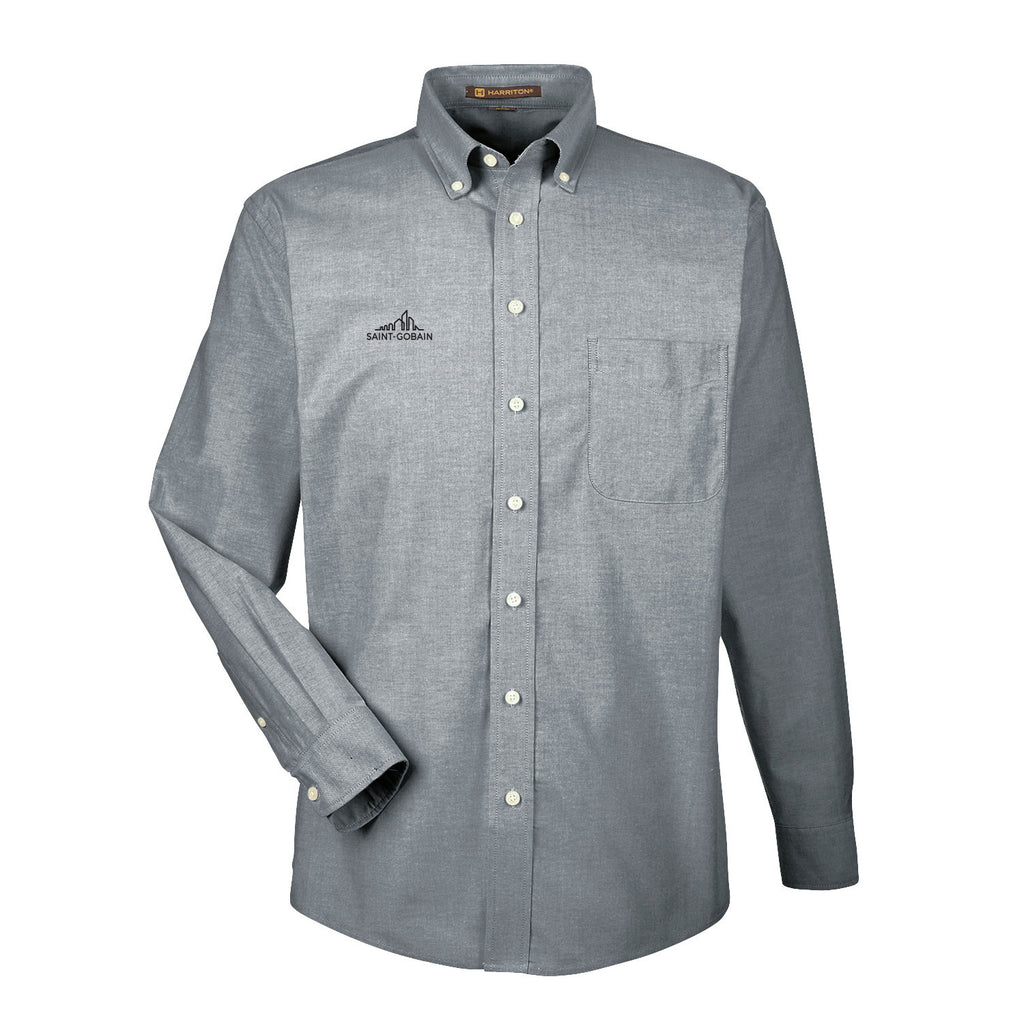 Men's Long-Sleeve Oxford with Stain-Release
