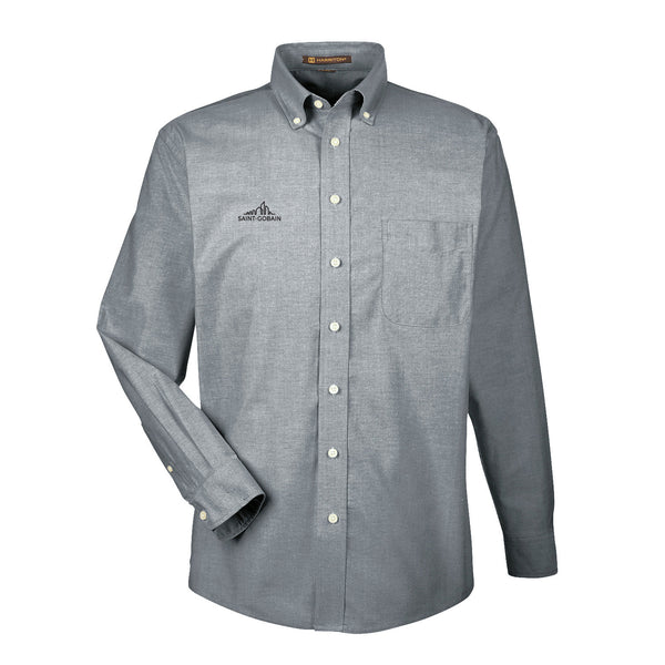 Men's Long-Sleeve Oxford with Stain-Release