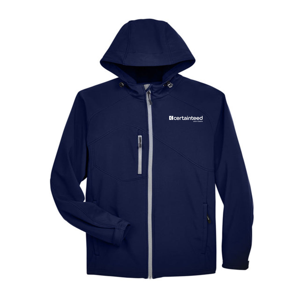 Men's Prospect Two-Layer Fleece Bonded Soft Shell Hooded Jacket