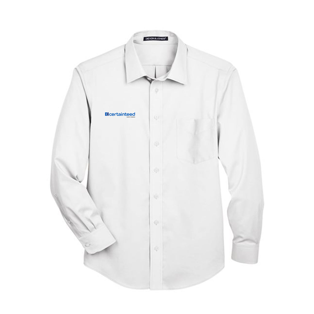 Men's Crown Collection(TM) Solid Stretch Twill