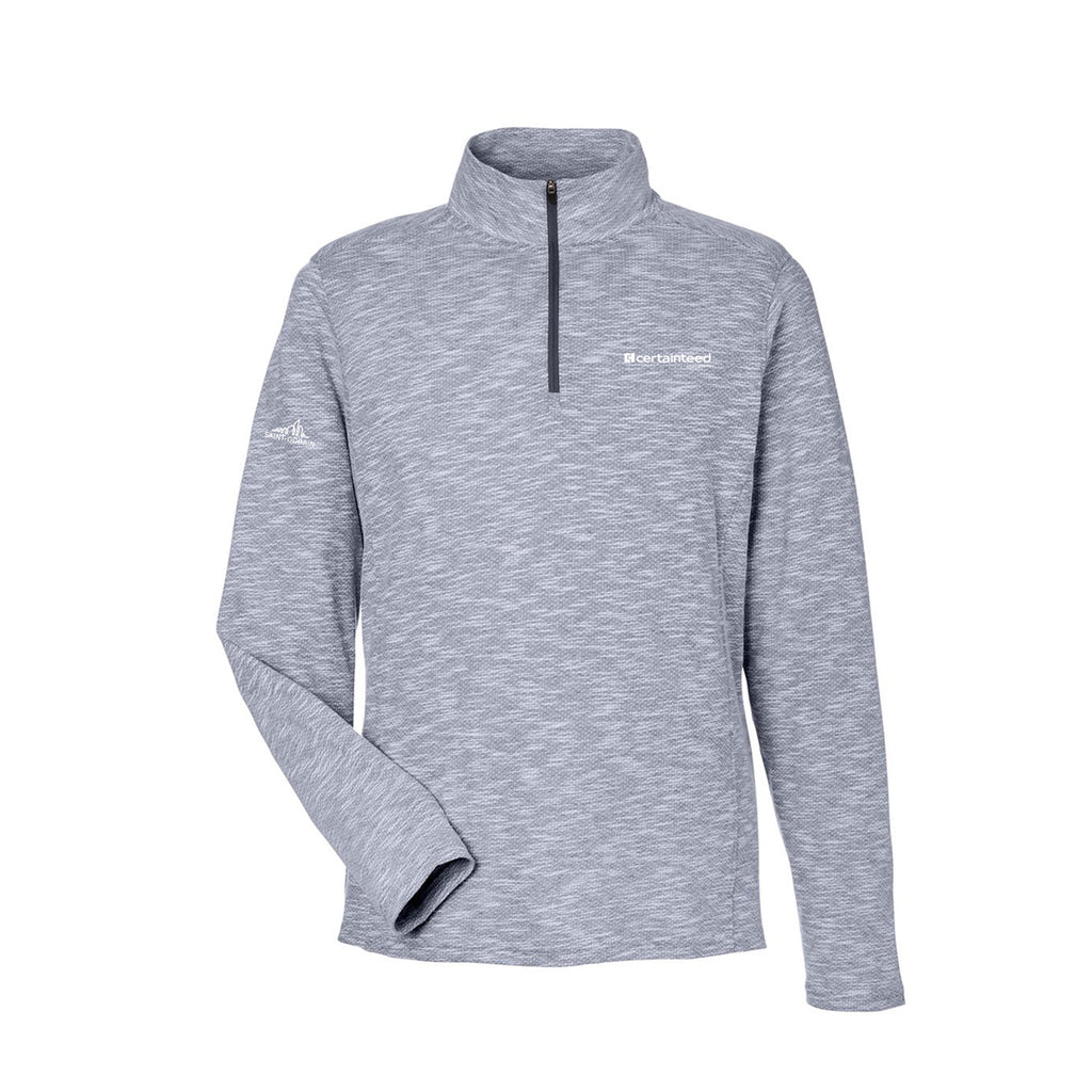 Men's Jacquard Quarter-Zip Pullover