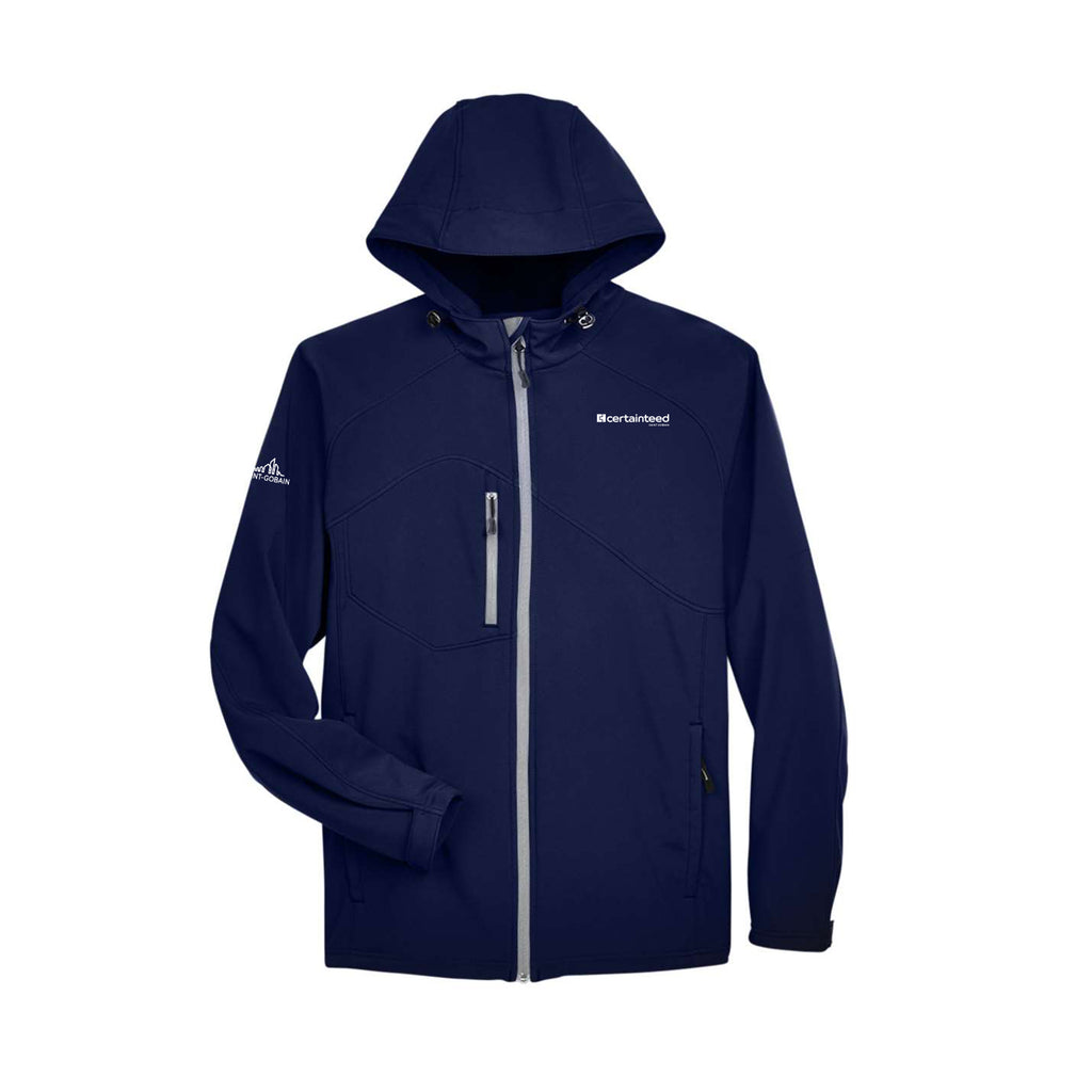 Men's Prospect Two-Layer Fleece Bonded Soft Shell Hooded Jacket