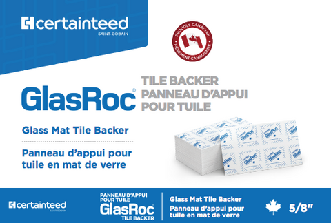 GlasRoc Tile Backer Board Sample — 5/8