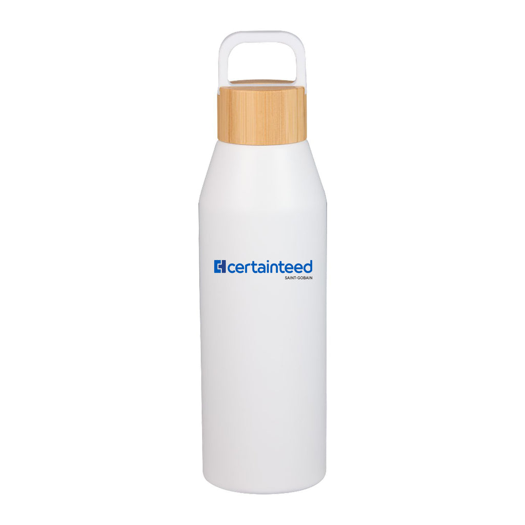 24 oz Recycled Bottle with FSC® Bamboo Lid