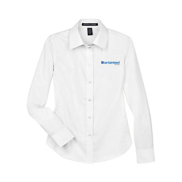 Ladies' Crown Collection(TM) Solid Stretch Twill