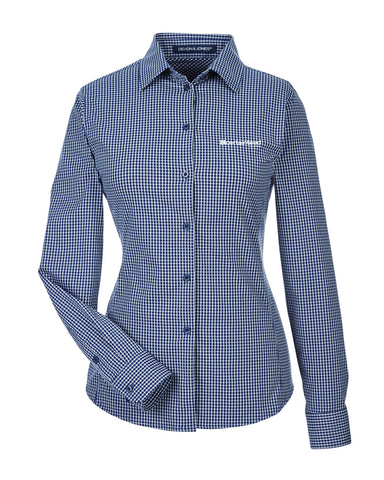 Ladies' Tonal Mini Check Shirt