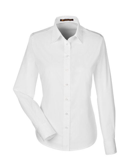 Ladies' Harriton 3.1 oz. Essential Poplin Shirt