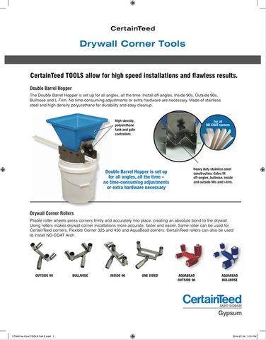 No-Coat Tools Sell Sheet
