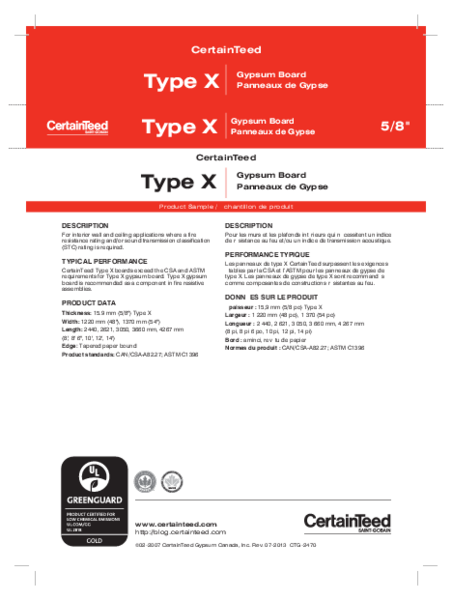 Gypsum Type 