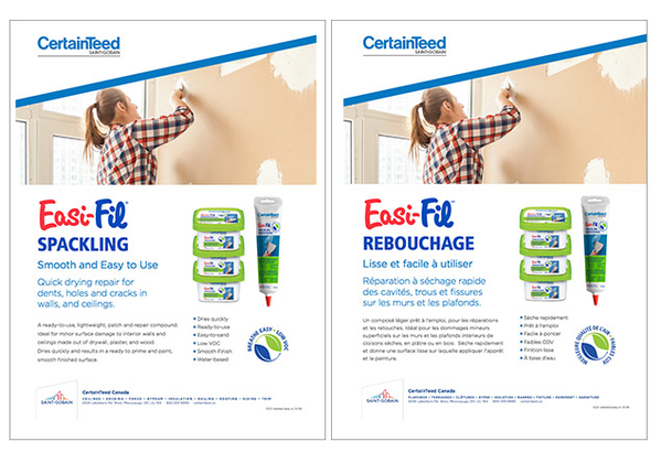 Easi-Fil Spackling Double Sided Tear Pads