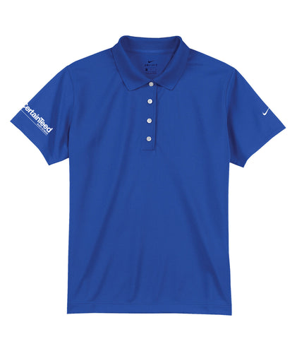 Women's Blue Nike Dri-Fit Polo