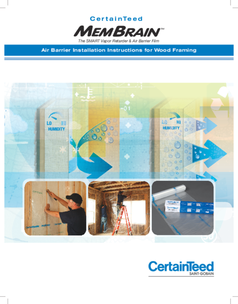 Membrain Air Barrier Installation Instructions