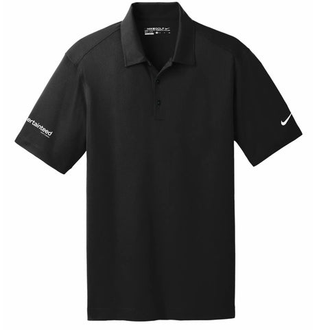 Men's Black Nike Dri-Fit Polo