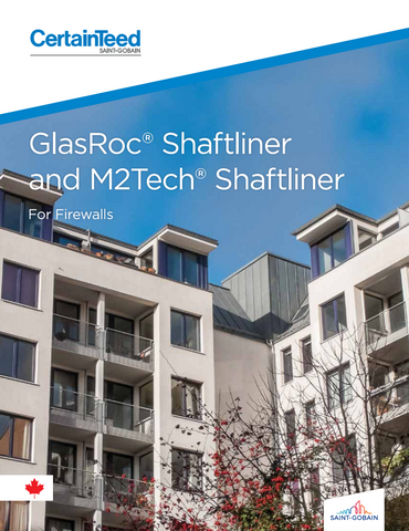 GlasRoc® Shaftliner and M2Tech® Shaftliner  For Firewalls