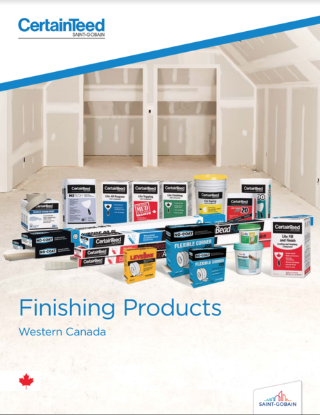 Finishing Products Brochure, Western Canada