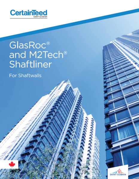 GlasRoc® and M2Tech® Shaftliner For Shaftwalls
