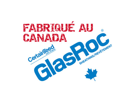 GlasRoc Sheathing Sticker French